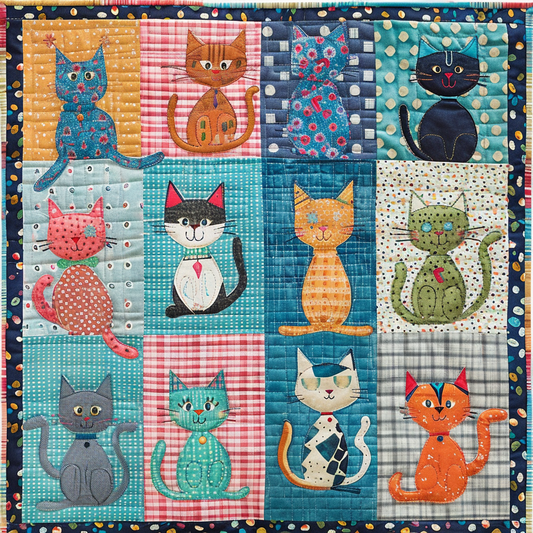 Cat DAI010824078 Quilt Blanket