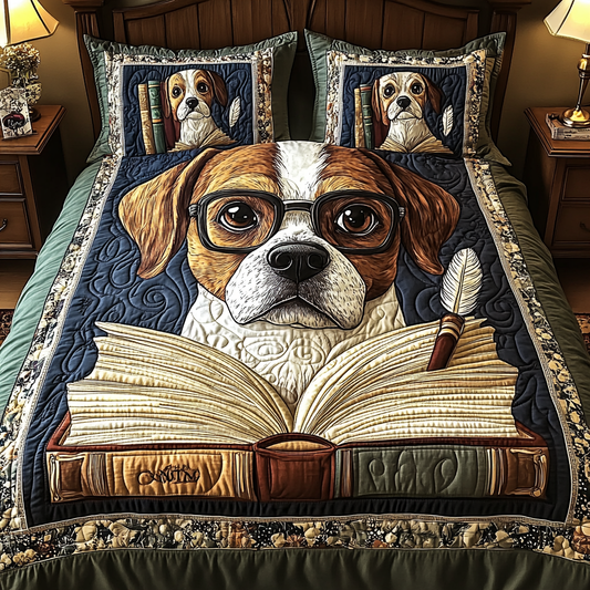 Bookish Dog DAI150125178 Quilt Bedding Set