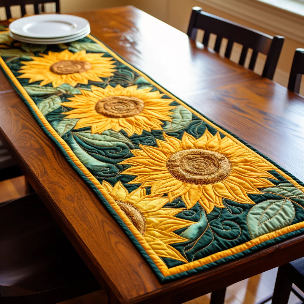 Sunflower TAI261223086 Quilted Table Runner