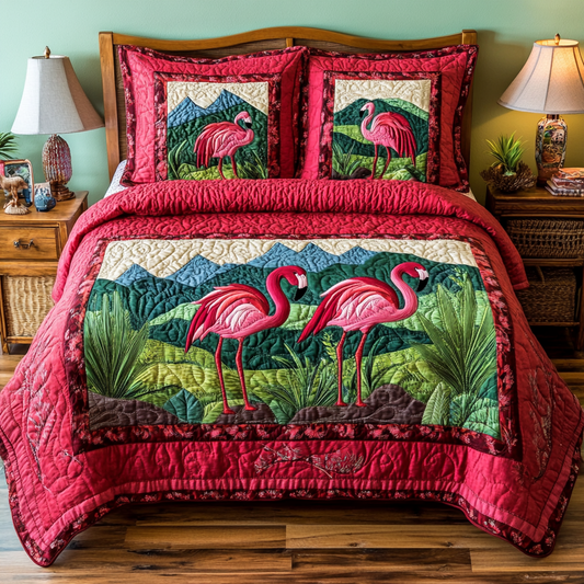 Flamingo TAI141124019 Quilt Bedding Set