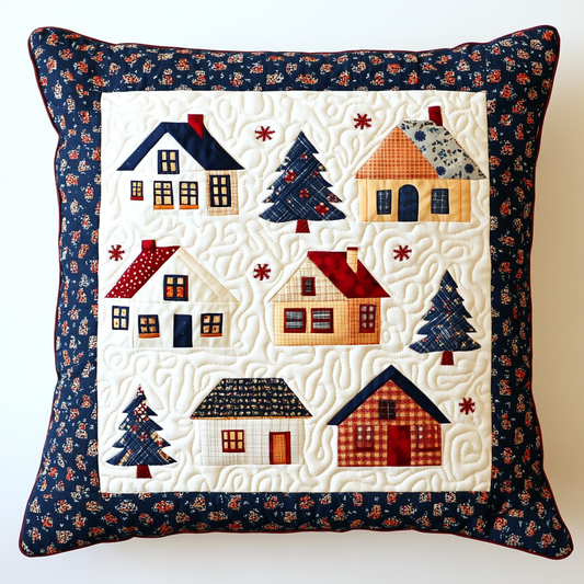 Winter Village DAI230924205 Quilted Pillow Case