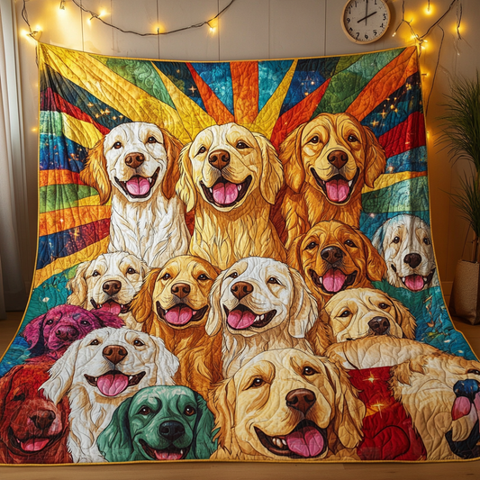 Golden Retriever TAI181024039 Quilt Blanket