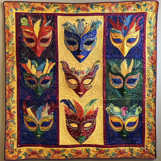 Mardi Gras DAI200125146 Quilt Blanket