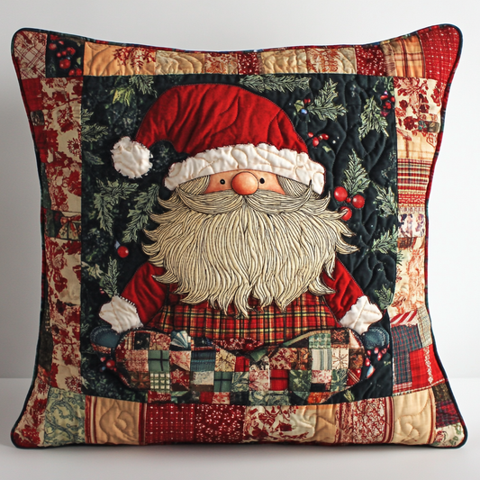 Christmas Santa TAI181024579 Quilted Pillow Case