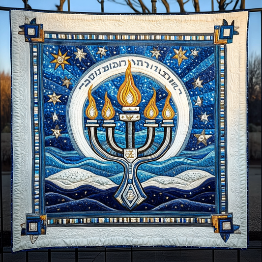 Jewish Hanukkah TAI091024141 Quilt Blanket