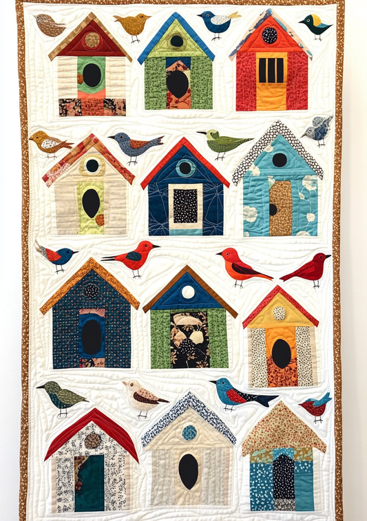 Bird House DAI221024295 Quilted Table Runner