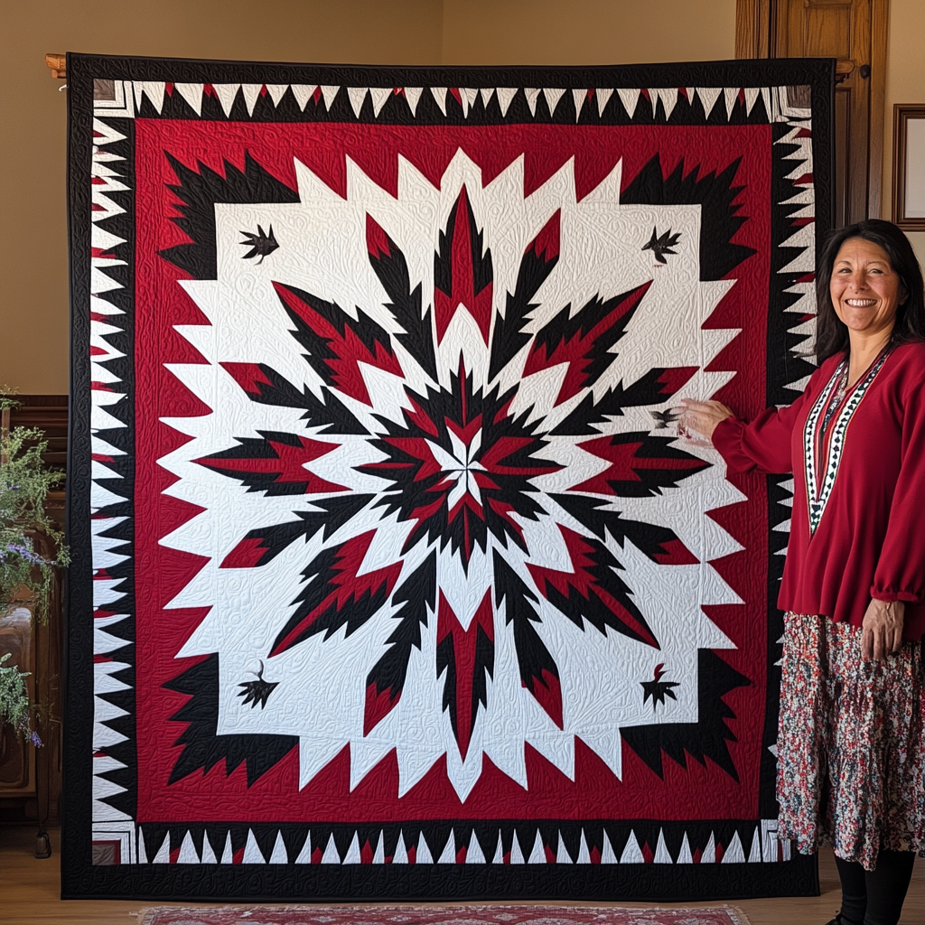 Native American TAI091024168 Quilt Blanket