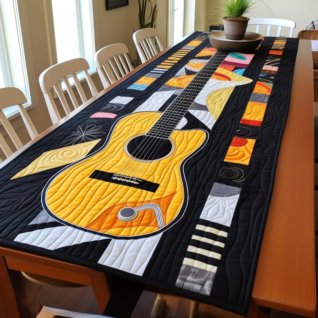 Guitar TAI07122347 Quilted Table Runner