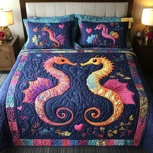 Seahorse DAI110225223 Quilt Bedding Set