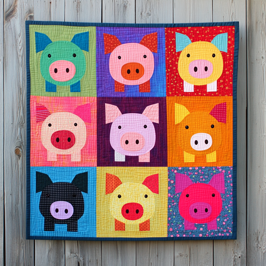 Pig DAI221024076 Quilt Blanket