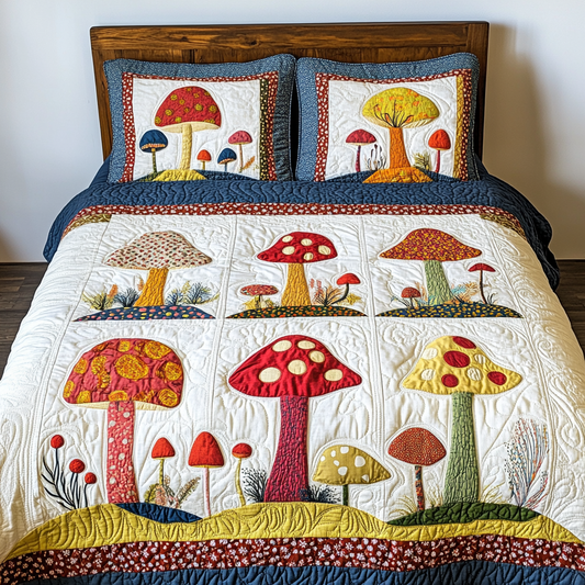 Mushroom DAI051224117 Quilt Bedding Set