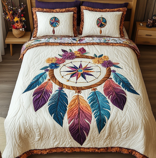 Flower Dreamcatcher DAI200125033 Quilt Bedding Set