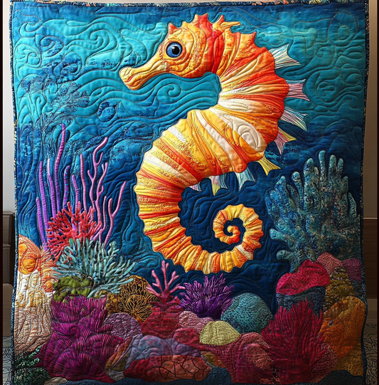 Seahorse DAI110225109 Quilt Blanket
