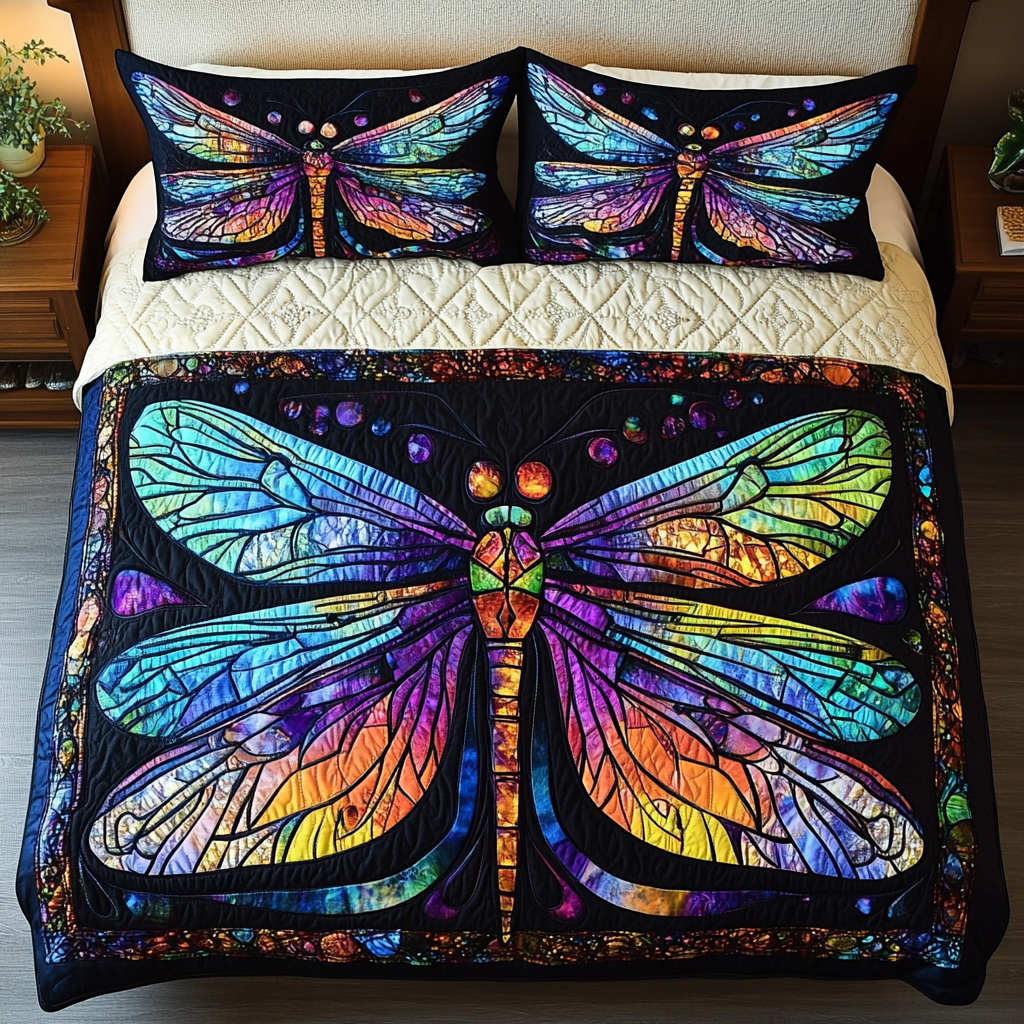 Dragonfly TAI181024159 Quilt Bedding Set