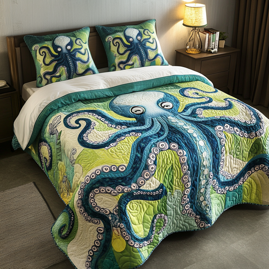 Octopus DAI150125227 Quilt Bedding Set