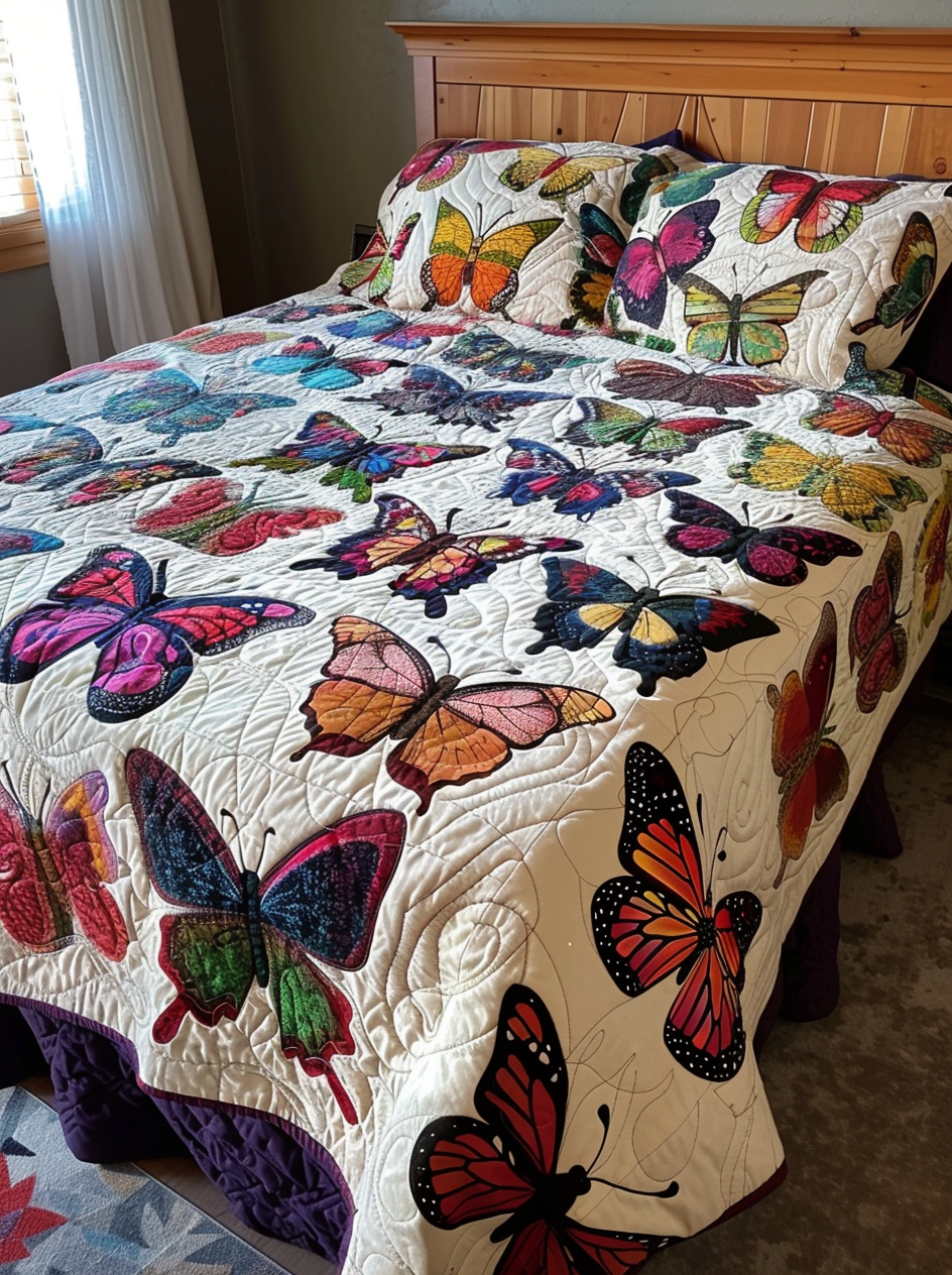 Butterfly TAI251124119 Quilt Bedding Set