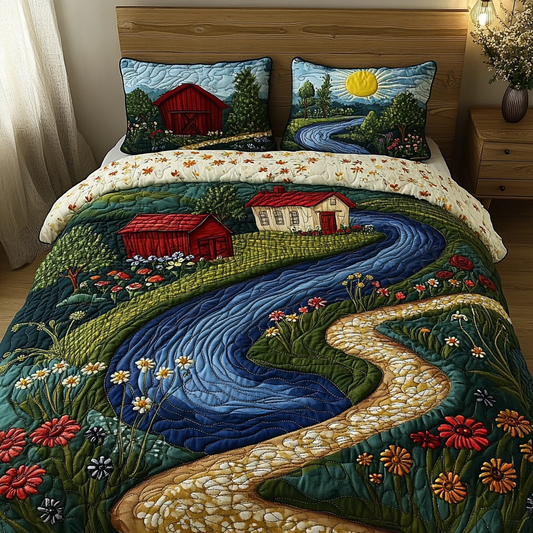 Farm House DAI090125089 Quilt Bedding Set