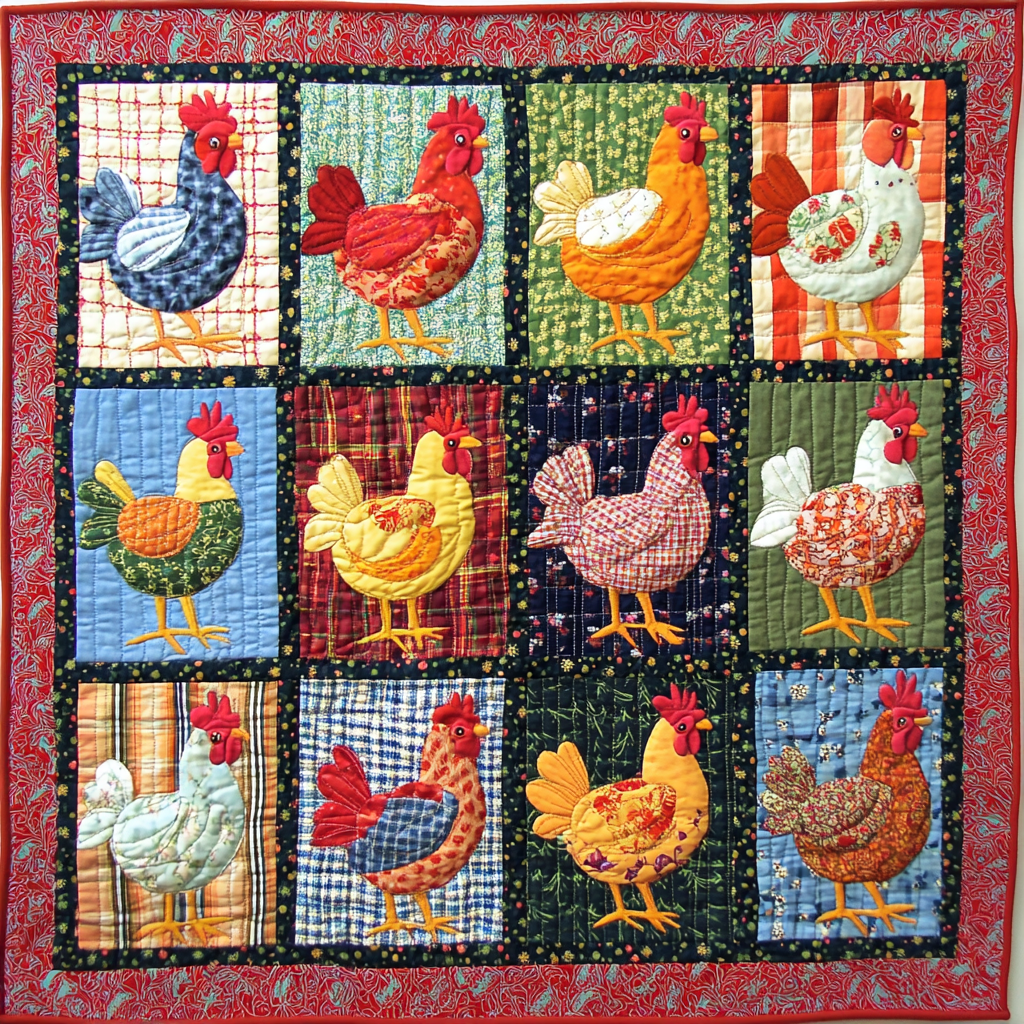 Chicken DAI130824013 Quilt Blanket