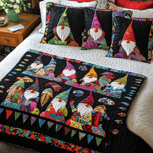 Christmas Gnome TAI181024214 Quilt Bedding Set