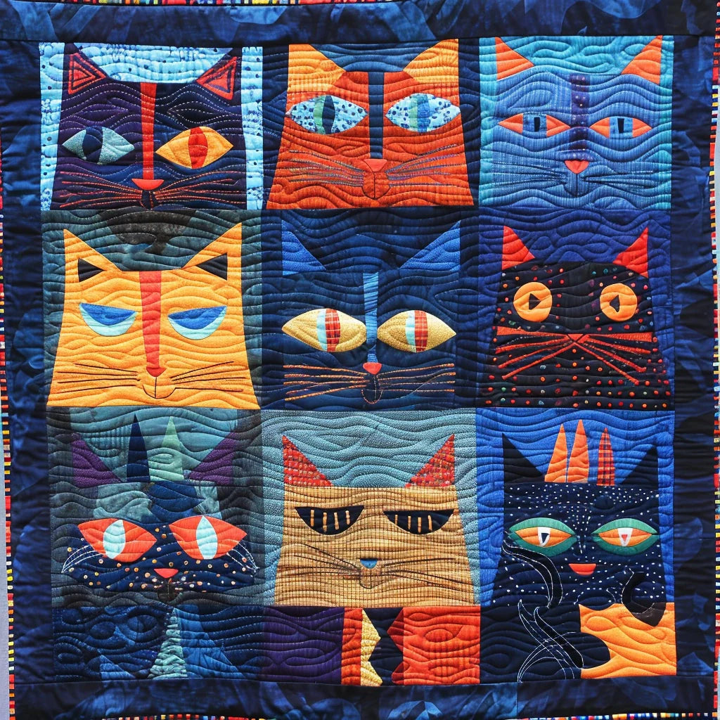 Cat TAI240424034 Quilt Blanket