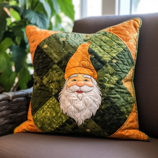 St.Patrick Gnome TAI020324198 Quilted Pillow Case