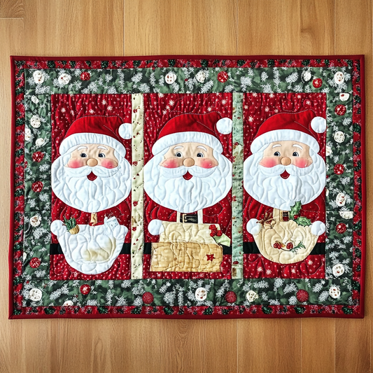 Christmas Santa TAI040924428 Quilted Placemats