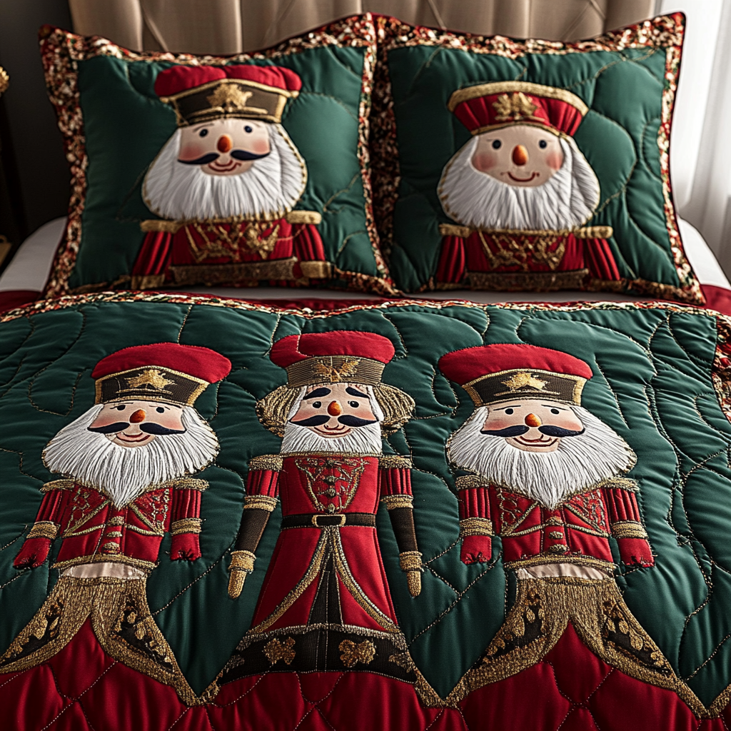 Christmas Nutcracker TAI201124063 Quilt Bedding Set