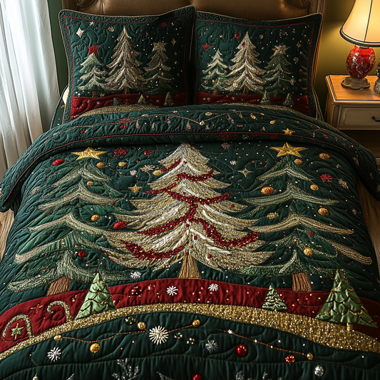 Christmas Tree TAI141124184 Quilt Bedding Set