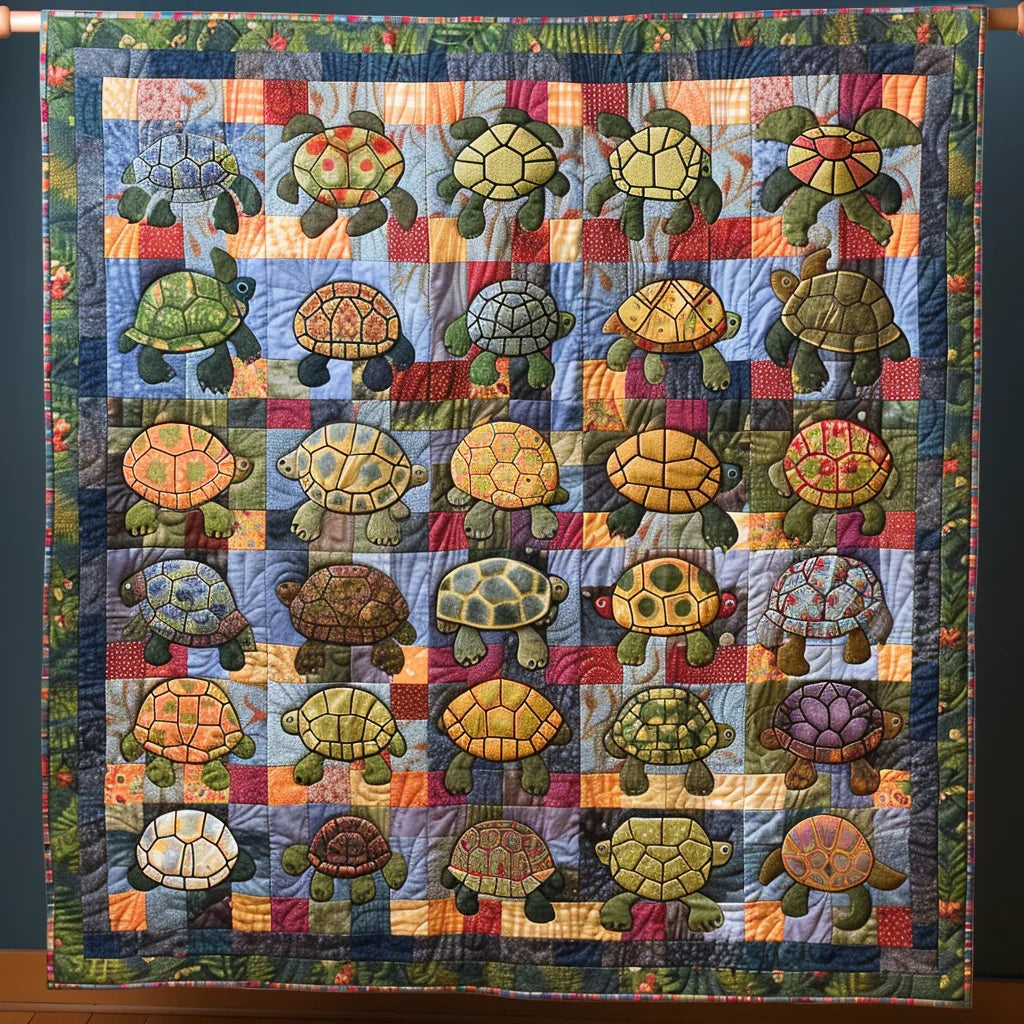 Turtle TAI020324121 Quilt Blanket