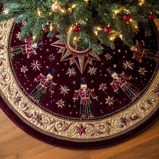 Christmas Nutcracker TAI091024305 Quilted Tree Skirt