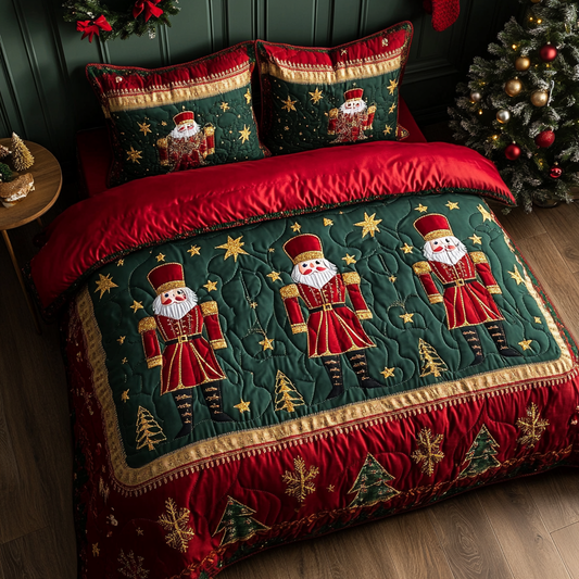 Christmas Nutcracker TAI201124351 Quilt Bedding Set