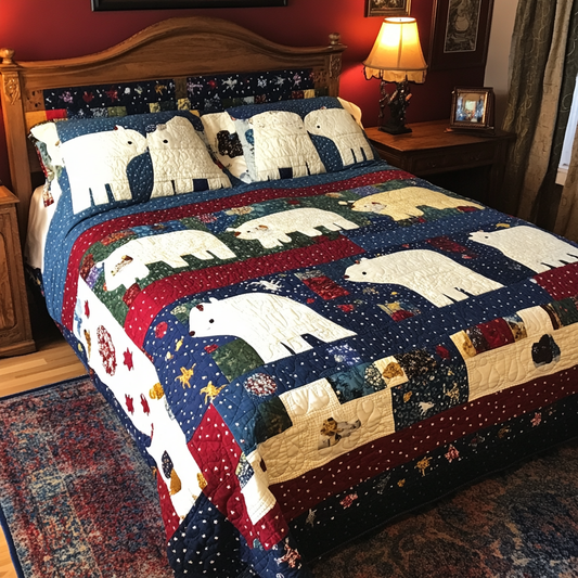 Polar Bear TAI080824072 Quilt Bedding Set