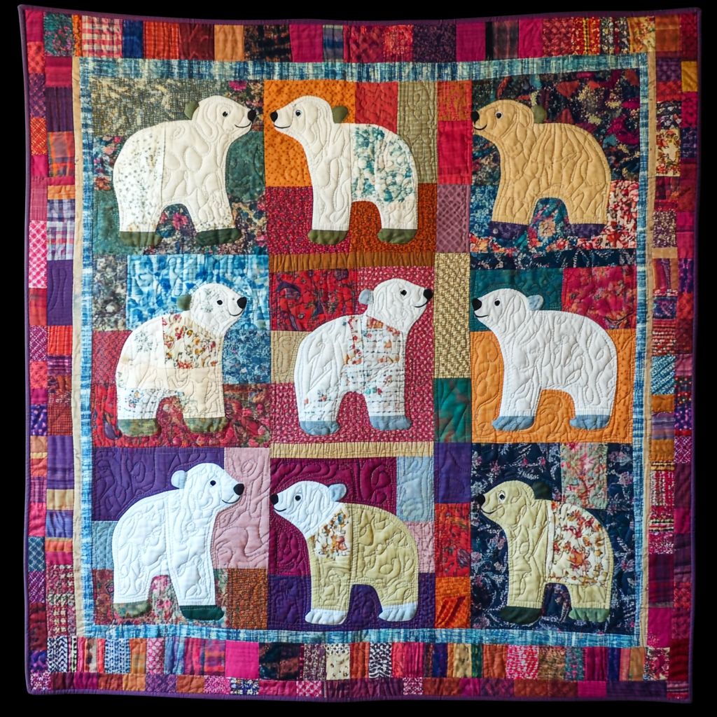 Polar Bear DAI130824093 Quilt Blanket