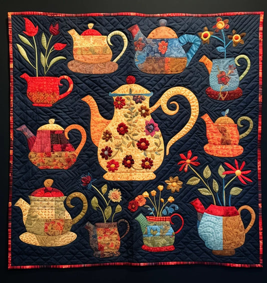 Teapot TAI260224015 Quilt Blanket