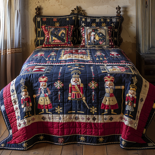 Christmas Nutcracker TAI251124060 Quilt Bedding Set