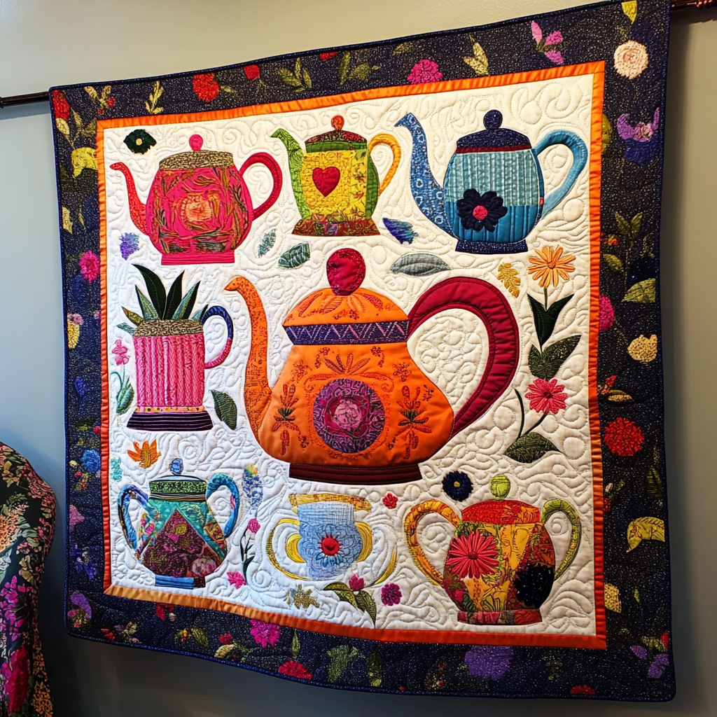 Teapot TAI041024384 Quilt Blanket