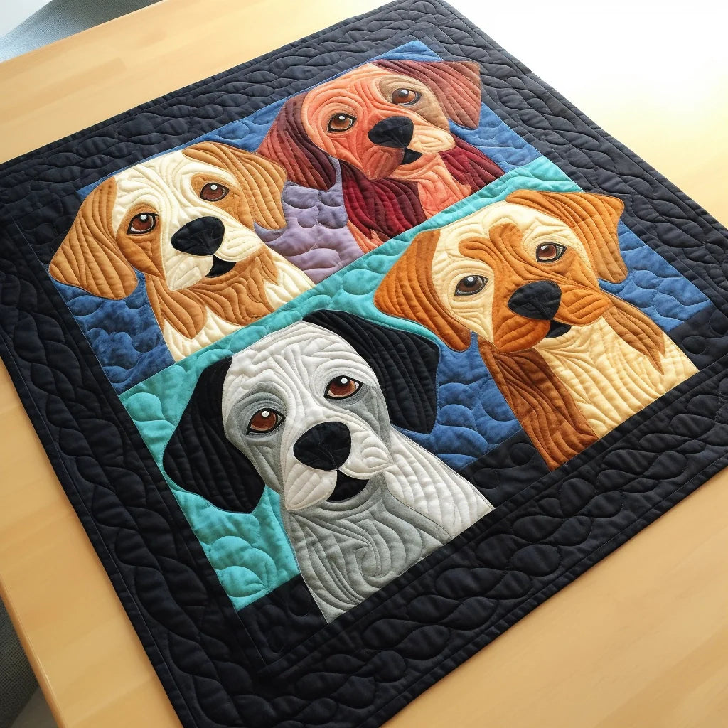 Dogs TAI060123157 Quilted Placemats