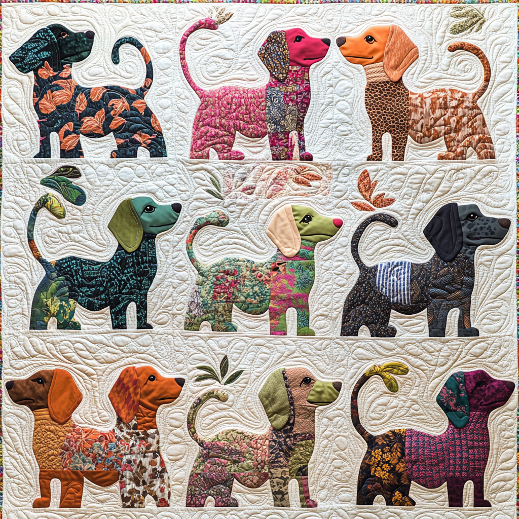 Dachshund TAI151024376 Quilt Blanket