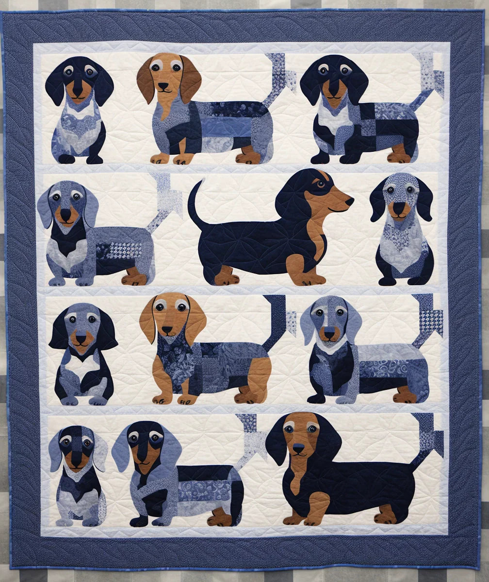 Dachshund BL9112327 Quilt Blanket