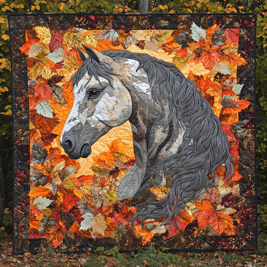 Autumn Horse DAI200125175 Quilt Blanket