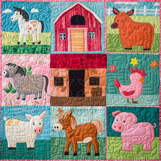 Farm Animal DAI221024107 Quilt Blanket