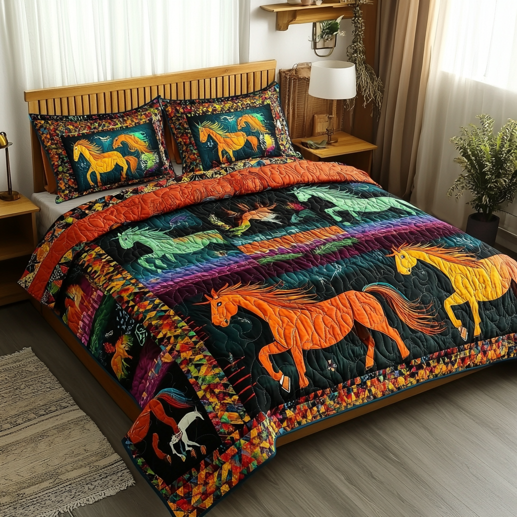 Native Horse TAI080824059 Quilt Bedding Set