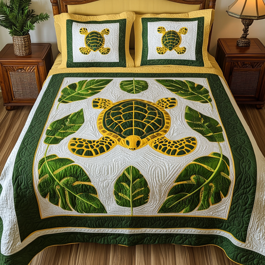 Hawaiian Turtle DAI040225224 Quilt Bedding Set