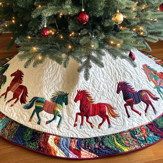 Horse DAI230924007 Quilted Tree Skirt