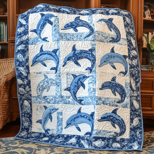Dolphin DAI190225033 Quilt Blanket