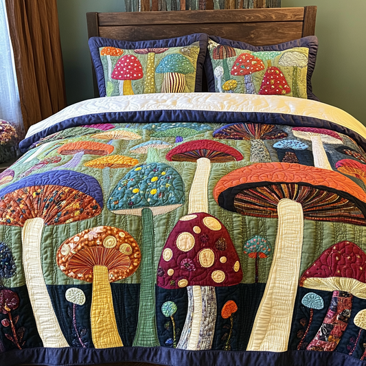 Mushroom DAI051224114 Quilt Bedding Set