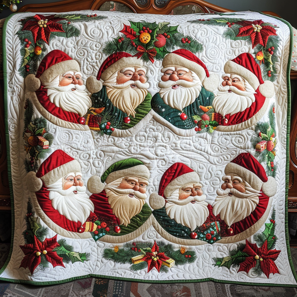 Christmas Santa TAI010824061 Quilt Blanket