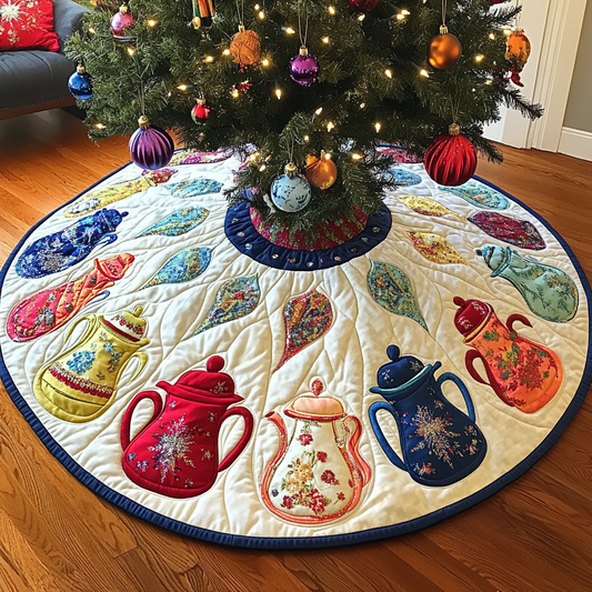 Teapot TAI041024011 Quilted Tree Skirt