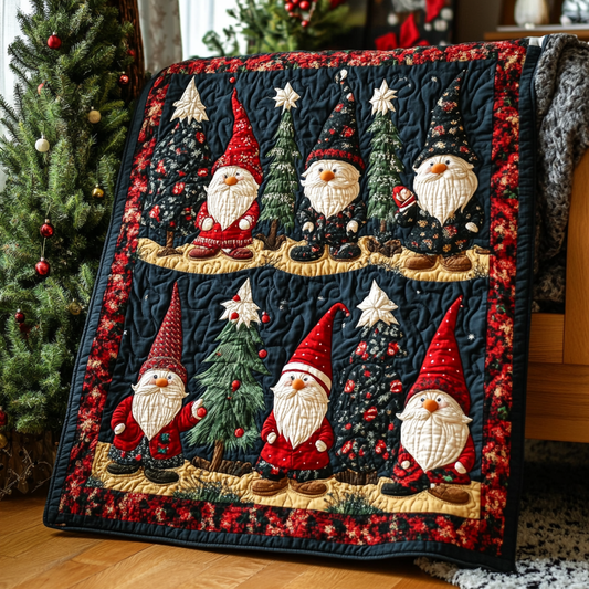 Christmas Gnome TAI260924124 Quilt Blanket