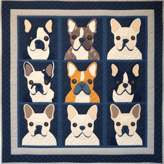 French Bulldog TAI13112344 Quilt Blanket